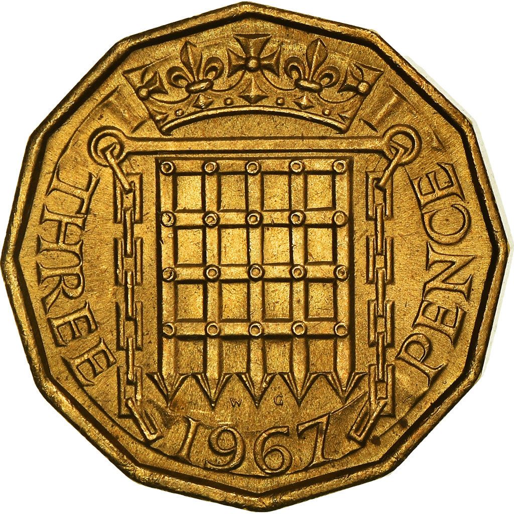 United Kingdom | 3 Pence Coin | Elizabeth II | KM:900 | 1954 - 1970
