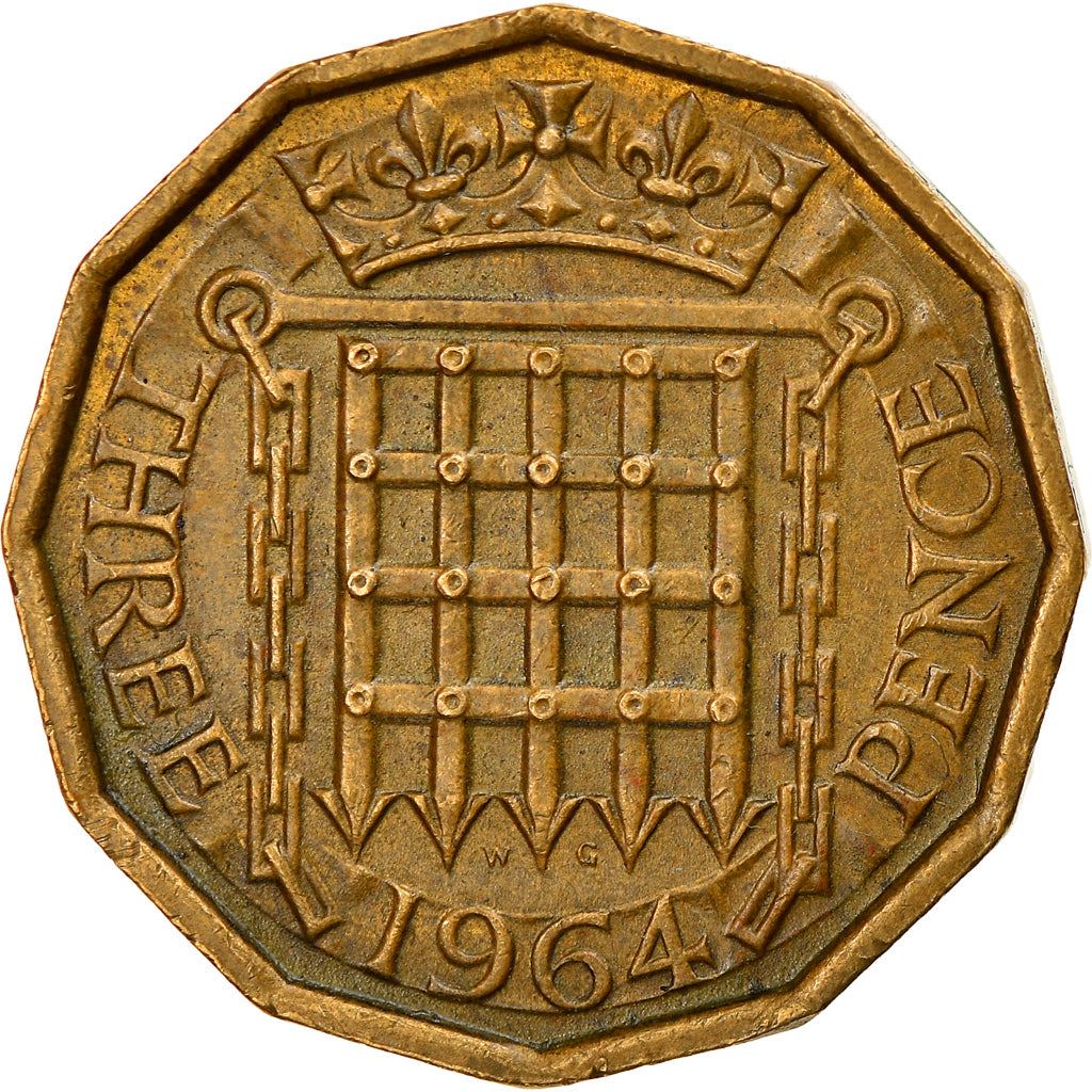 United Kingdom | 3 Pence Coin | Elizabeth II | KM:900 | 1954 - 1970