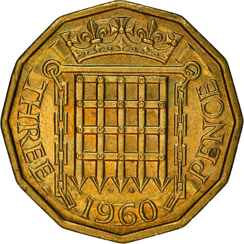 United Kingdom | 3 Pence Coin | Elizabeth II | KM:900 | 1954 - 1970