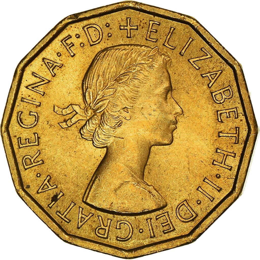 United Kingdom | 3 Pence Coin | Elizabeth II | KM:900 | 1954 - 1970