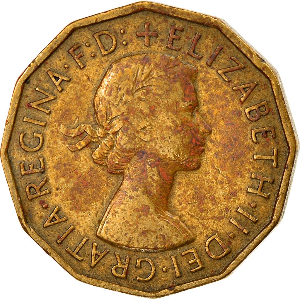 United Kingdom | 3 Pence Coin | Elizabeth II | KM:900 | 1954 - 1970