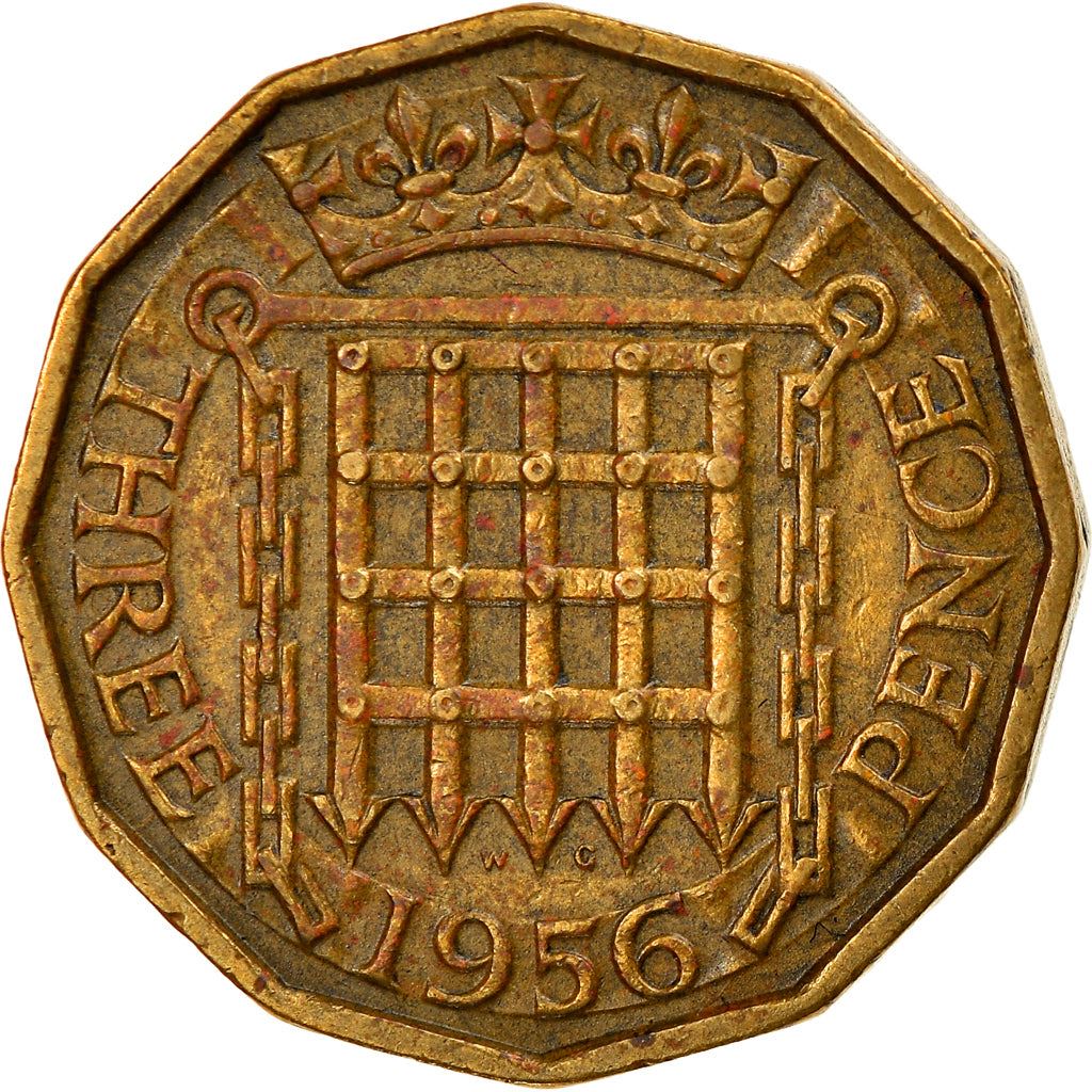 United Kingdom | 3 Pence Coin | Elizabeth II | KM:900 | 1954 - 1970