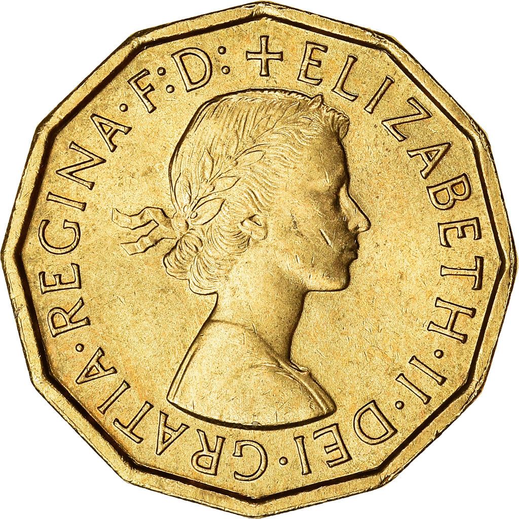 United Kingdom | 3 Pence Coin | Elizabeth II | KM:900 | 1954 - 1970