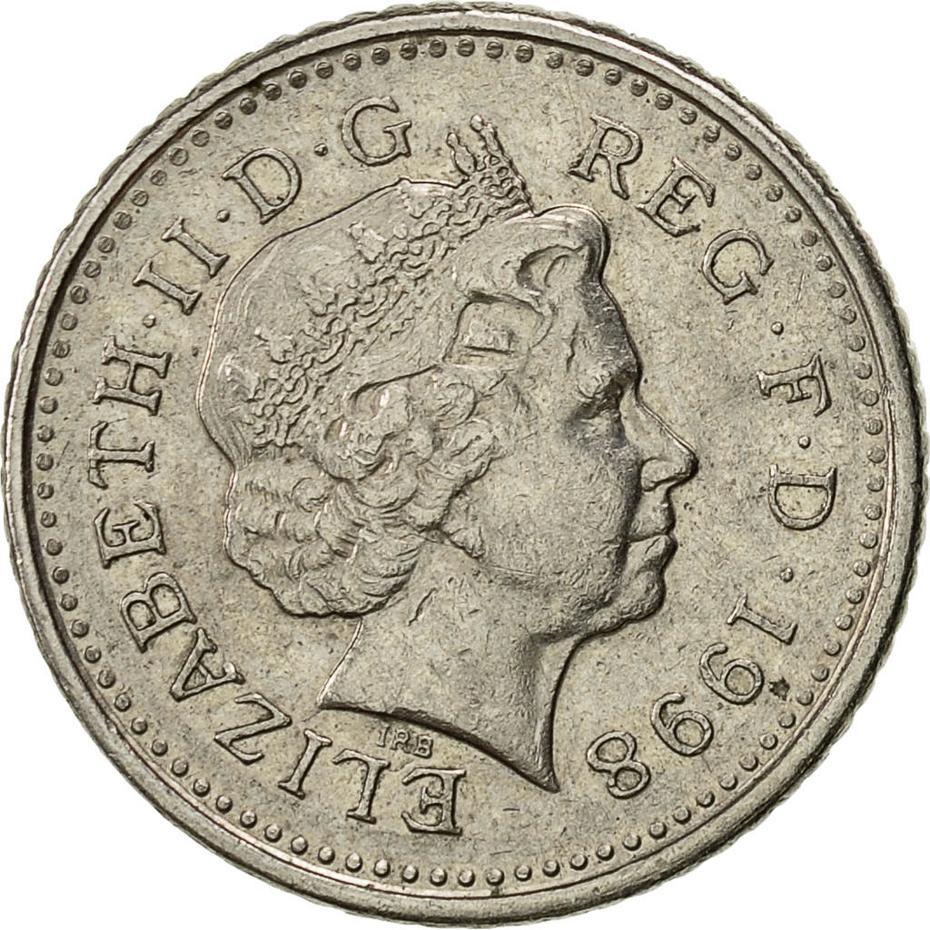 United Kingdom | 5 Pence Coin | Elizabeth II | Km:988 | 1998 - 2008