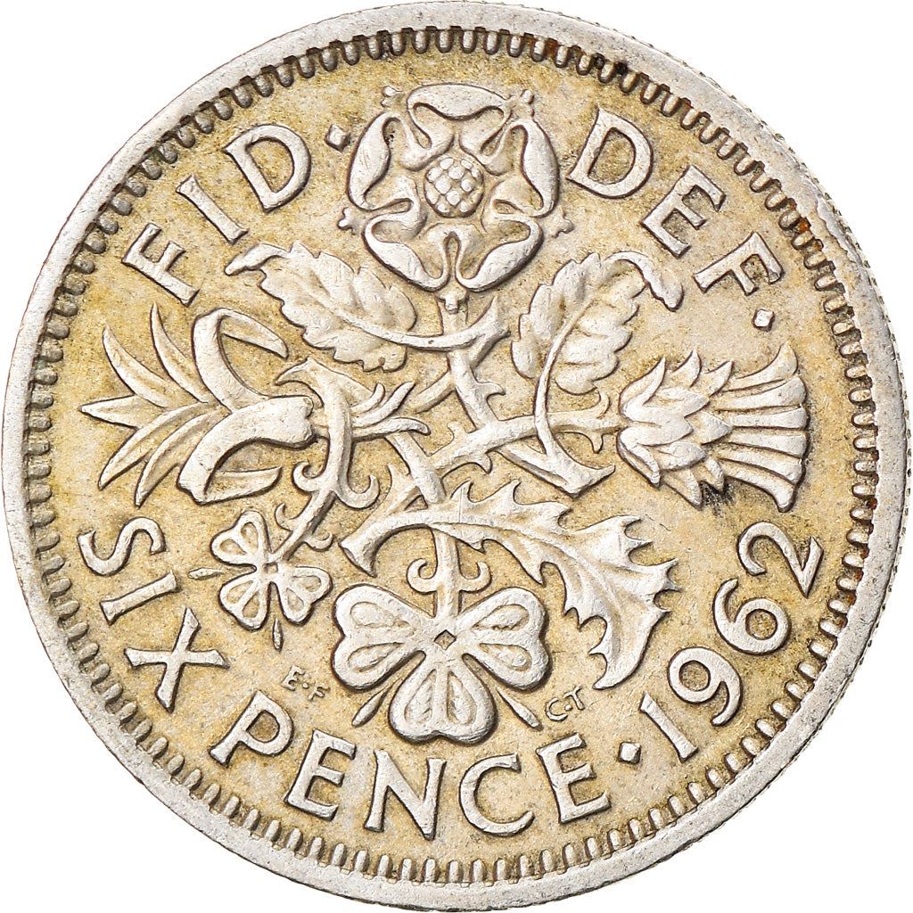 United Kingdom | 6 Pence Coin | Elizabeth II | KM:903 | 1954 - 1970