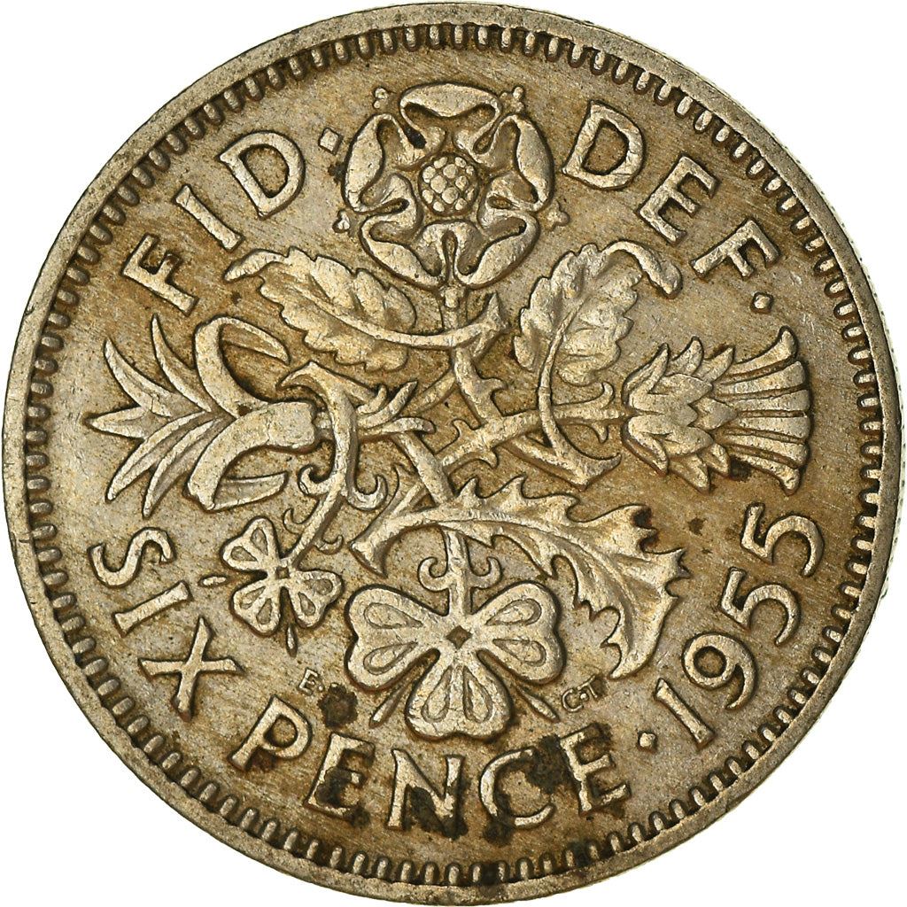 United Kingdom | 6 Pence Coin | Elizabeth II | KM:903 | 1954 - 1970