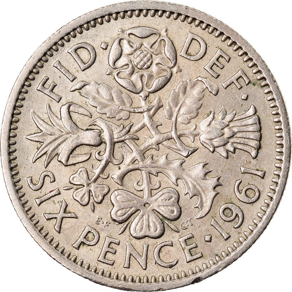 United Kingdom | 6 Pence Coin | Elizabeth II | KM:903 | 1954 - 1970