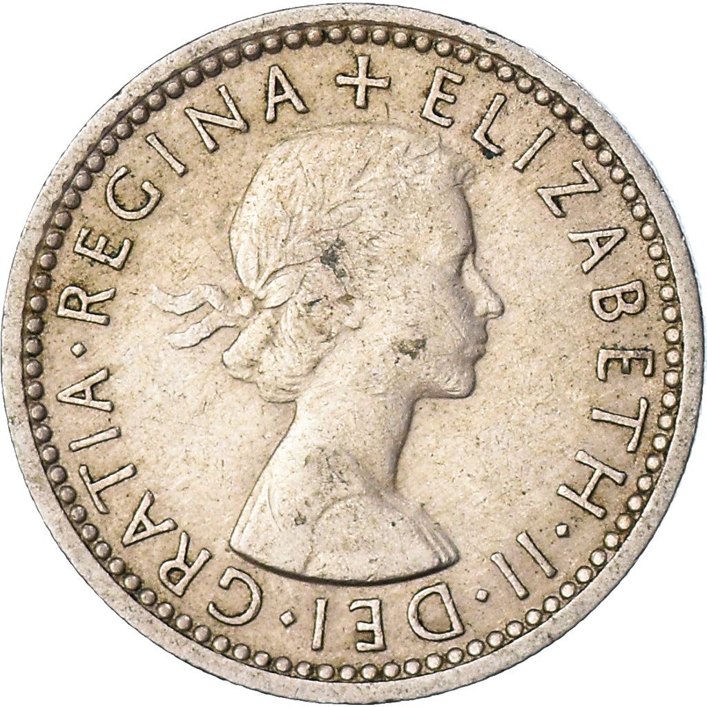 United Kingdom | 6 Pence Coin | Elizabeth II | KM:903 | 1954 - 1970