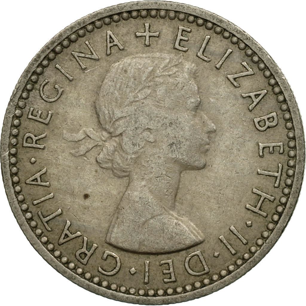 United Kingdom | 6 Pence Coin | Elizabeth II | KM:903 | 1954 - 1970