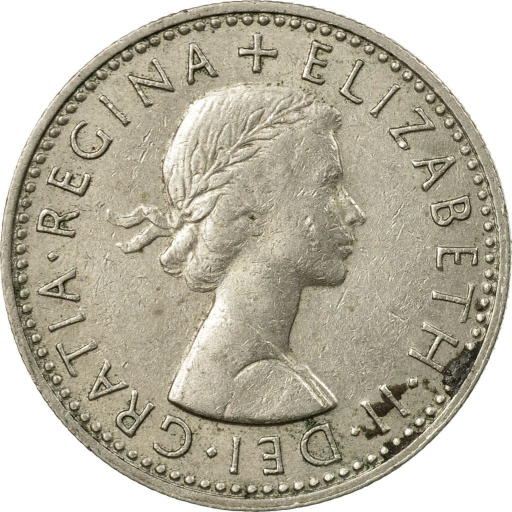 United Kingdom | 6 Pence Coin | Elizabeth II | KM:903 | 1954 - 1970