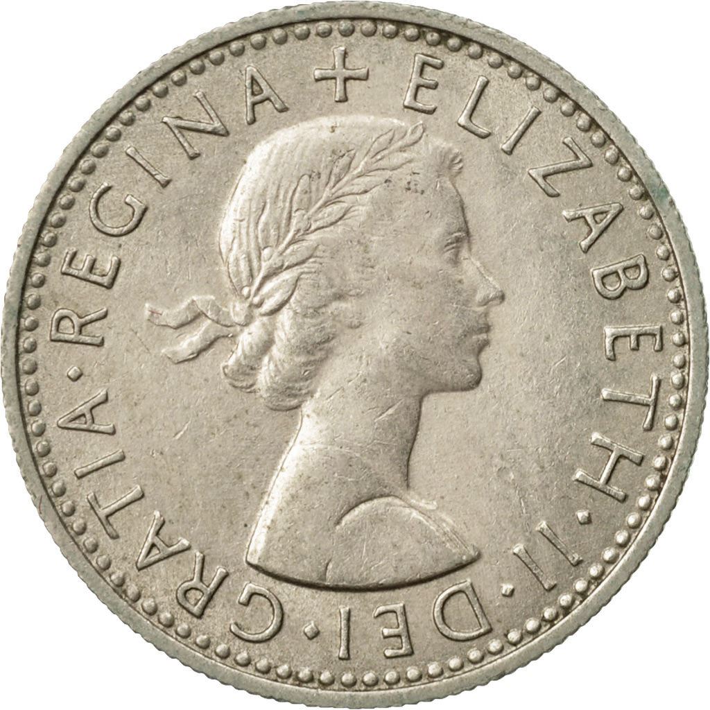 United Kingdom | 6 Pence Coin | Elizabeth II | KM:903 | 1954 - 1970