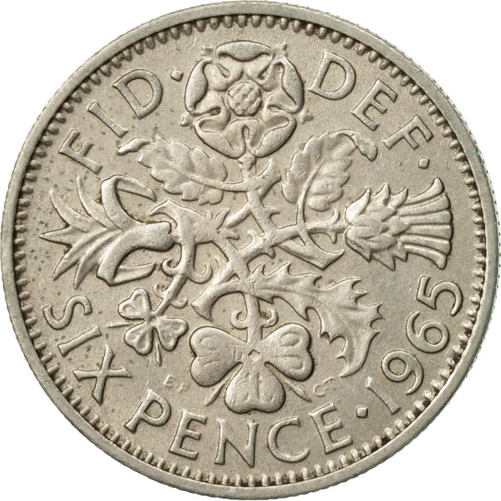 United Kingdom | 6 Pence Coin | Elizabeth II | KM:903 | 1954 - 1970