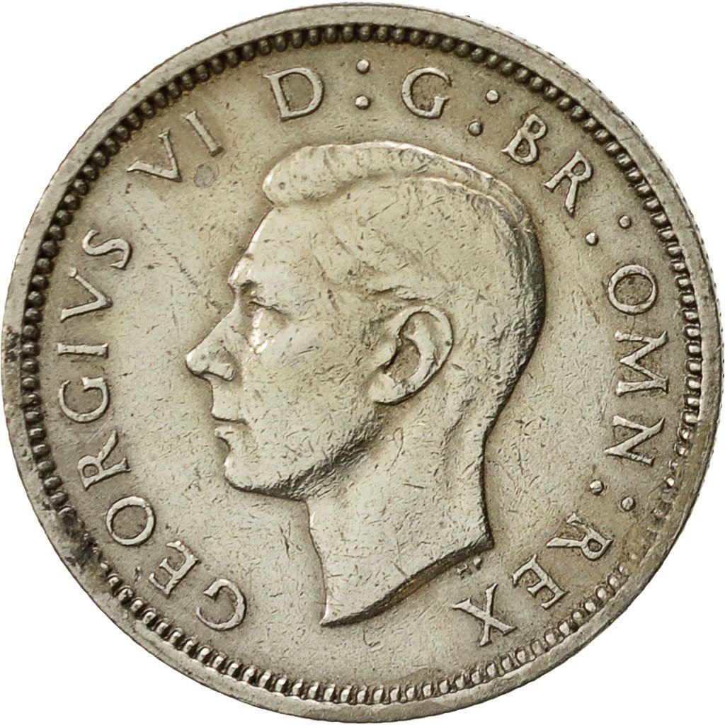 United Kingdom | 6 Pence Coin | George VI | KM:875 | 1949 - 1952
