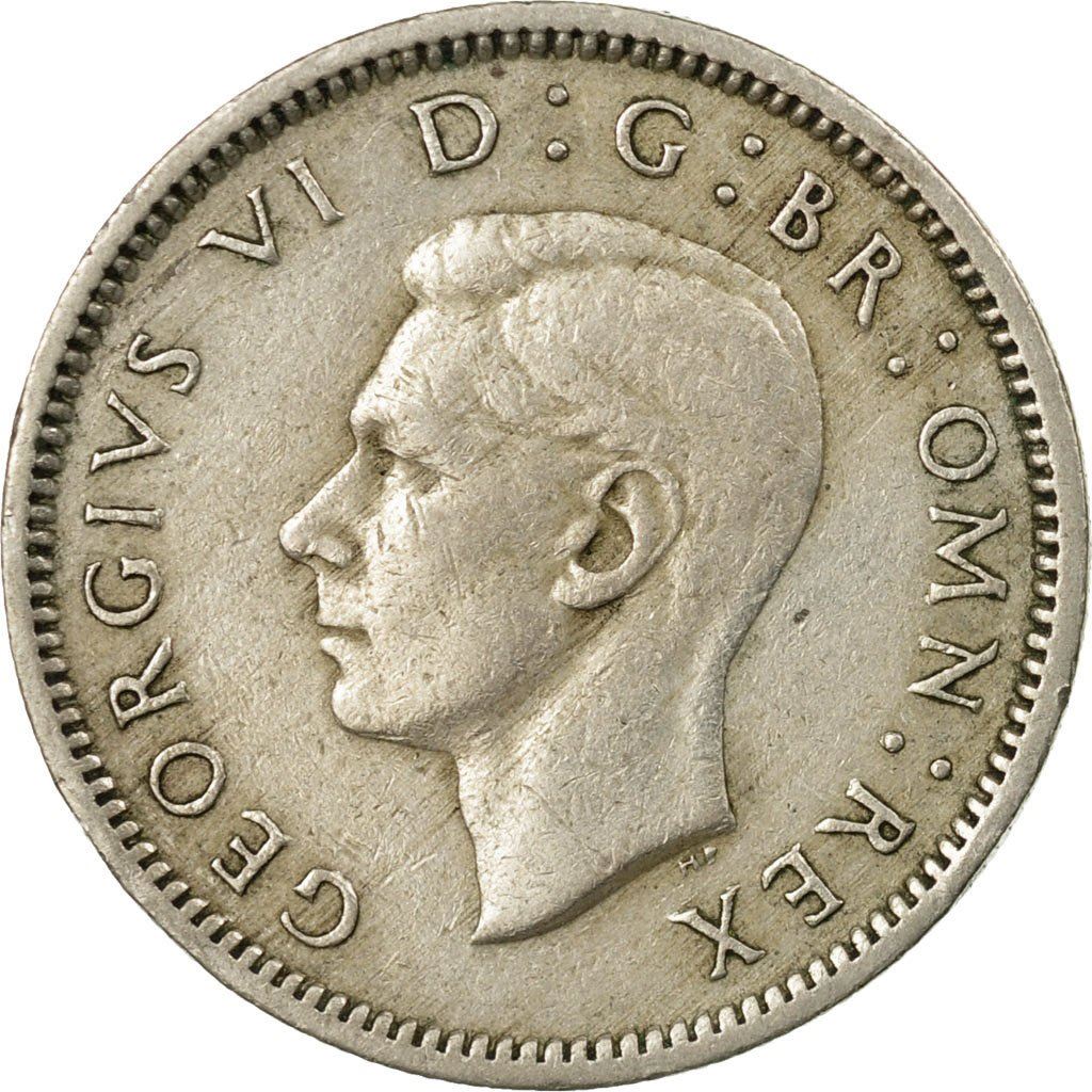 United Kingdom | 6 Pence Coin | George VI | KM:875 | 1949 - 1952