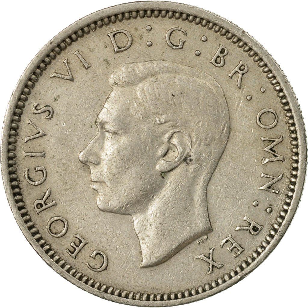 United Kingdom | 6 Pence Coin | George VI | KM:875 | 1949 - 1952