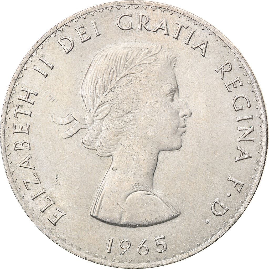 United Kingdom | 1 Crown Coin | Churchill | KM:910 | 1965