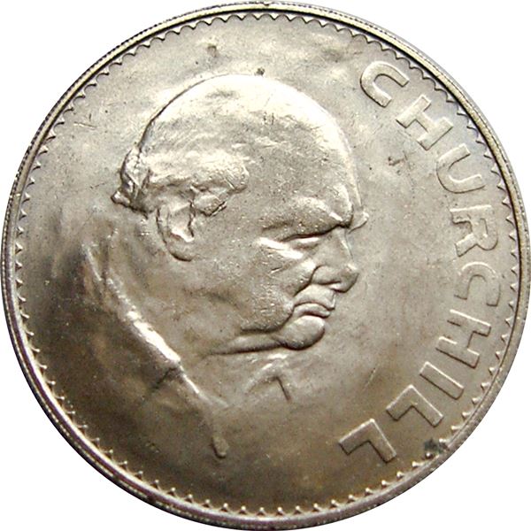 United Kingdom | 1 Crown Coin | Churchill | KM:910 | 1965