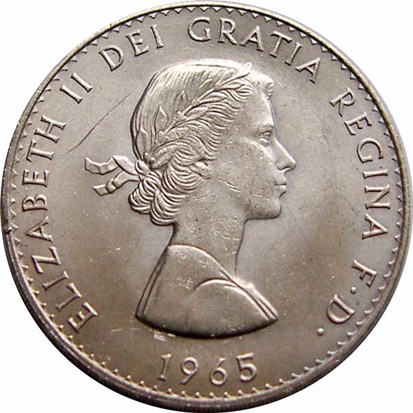 United Kingdom | 1 Crown Coin | Churchill | KM:910 | 1965