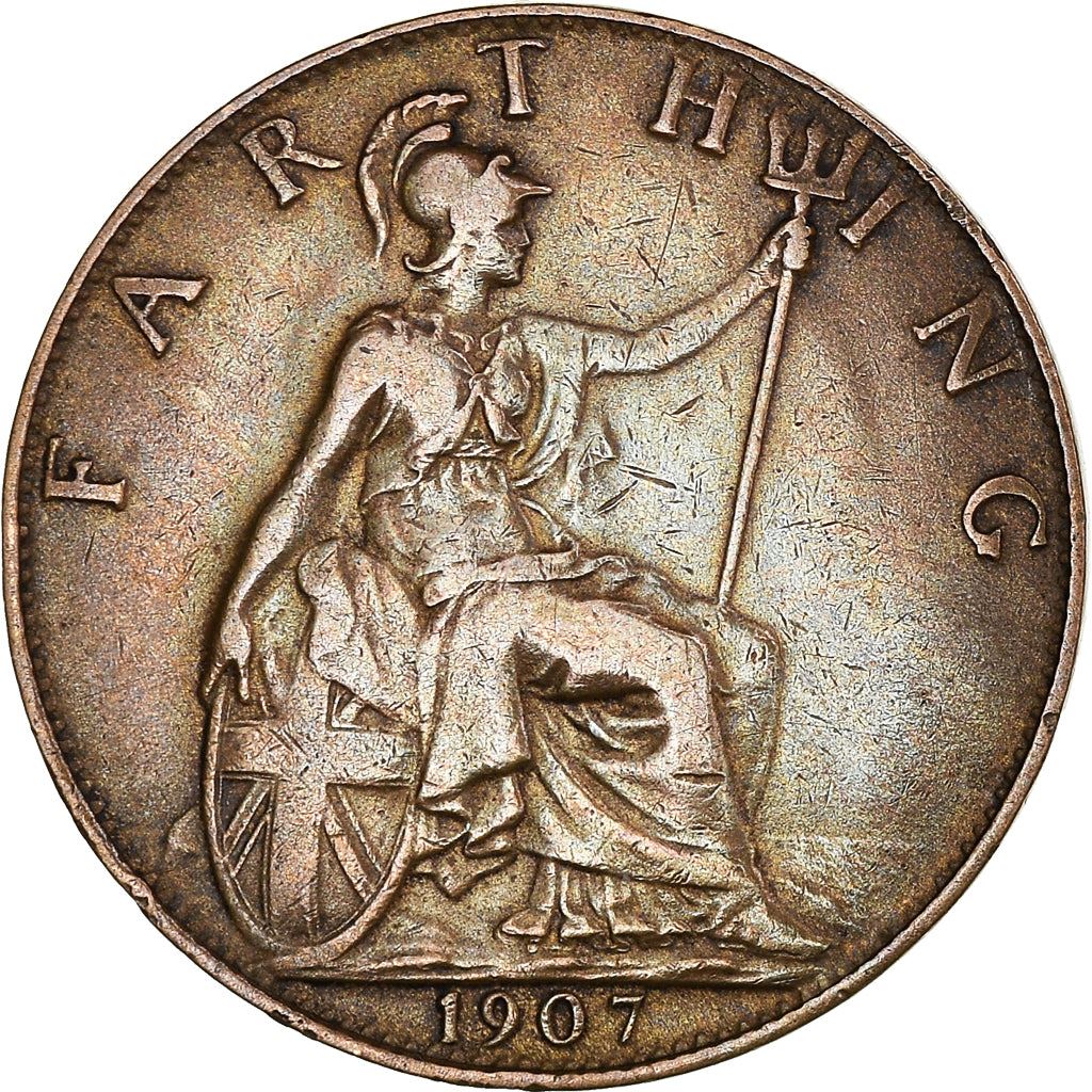 United Kingdom | 1 Farthing Coin | Edward VII | KM:792 | 1902 - 1910