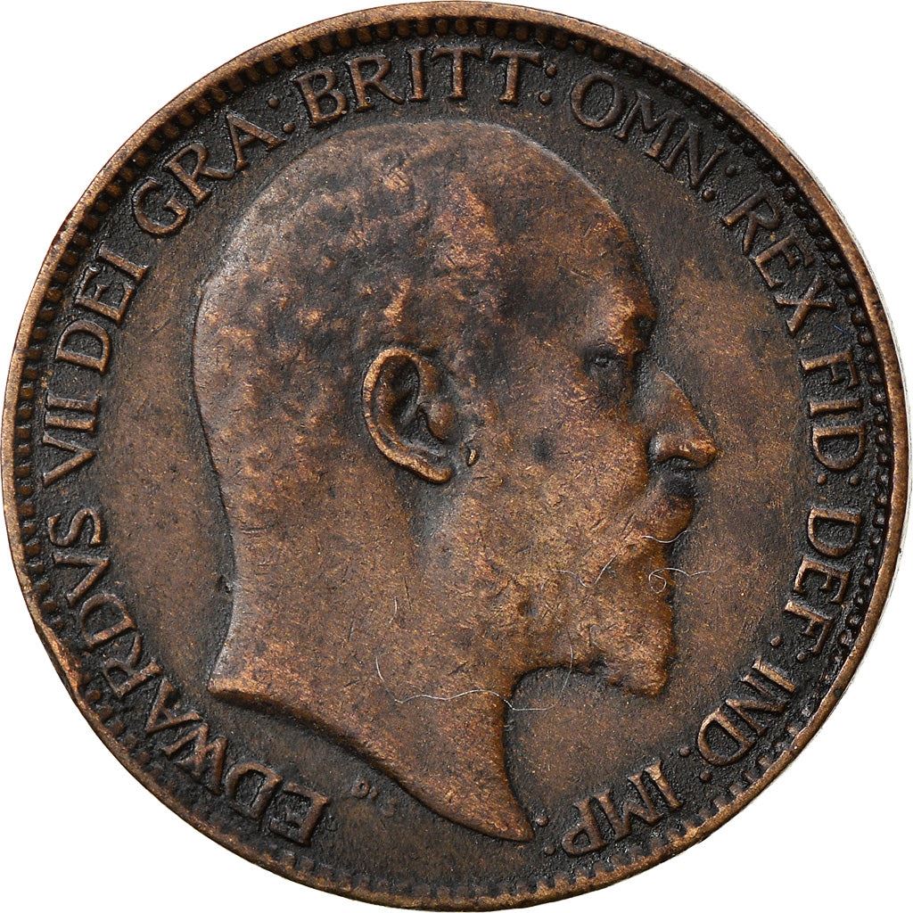 United Kingdom | 1 Farthing Coin | Edward VII | KM:792 | 1902 - 1910