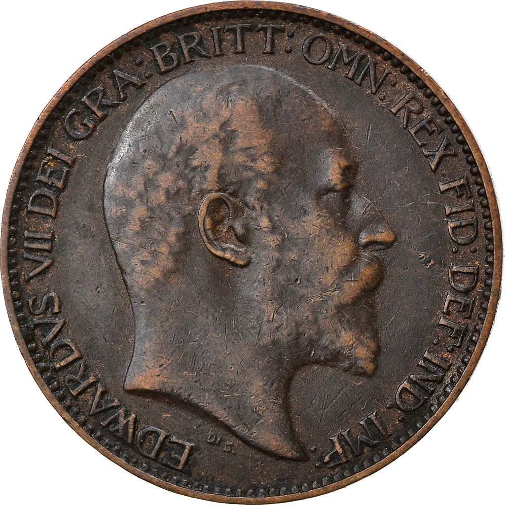 United Kingdom | 1 Farthing Coin | Edward VII | KM:792 | 1902 - 1910
