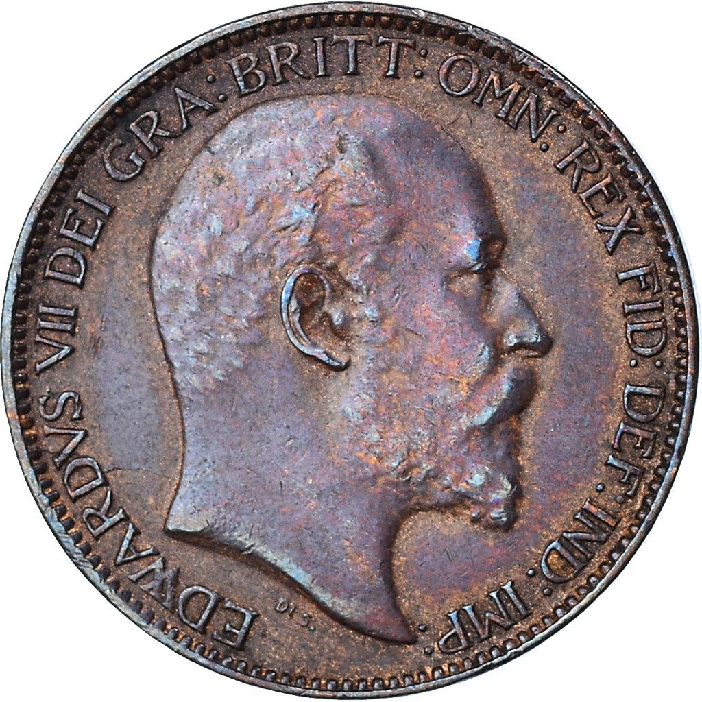 United Kingdom | 1 Farthing Coin | Edward VII | KM:792 | 1902 - 1910