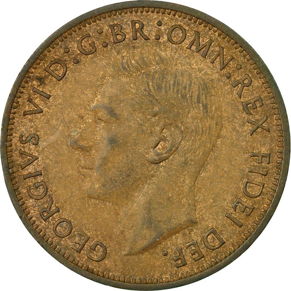 United Kingdom | 1 Penny Coin | Britannia | KM:869 | 1949 - 1952