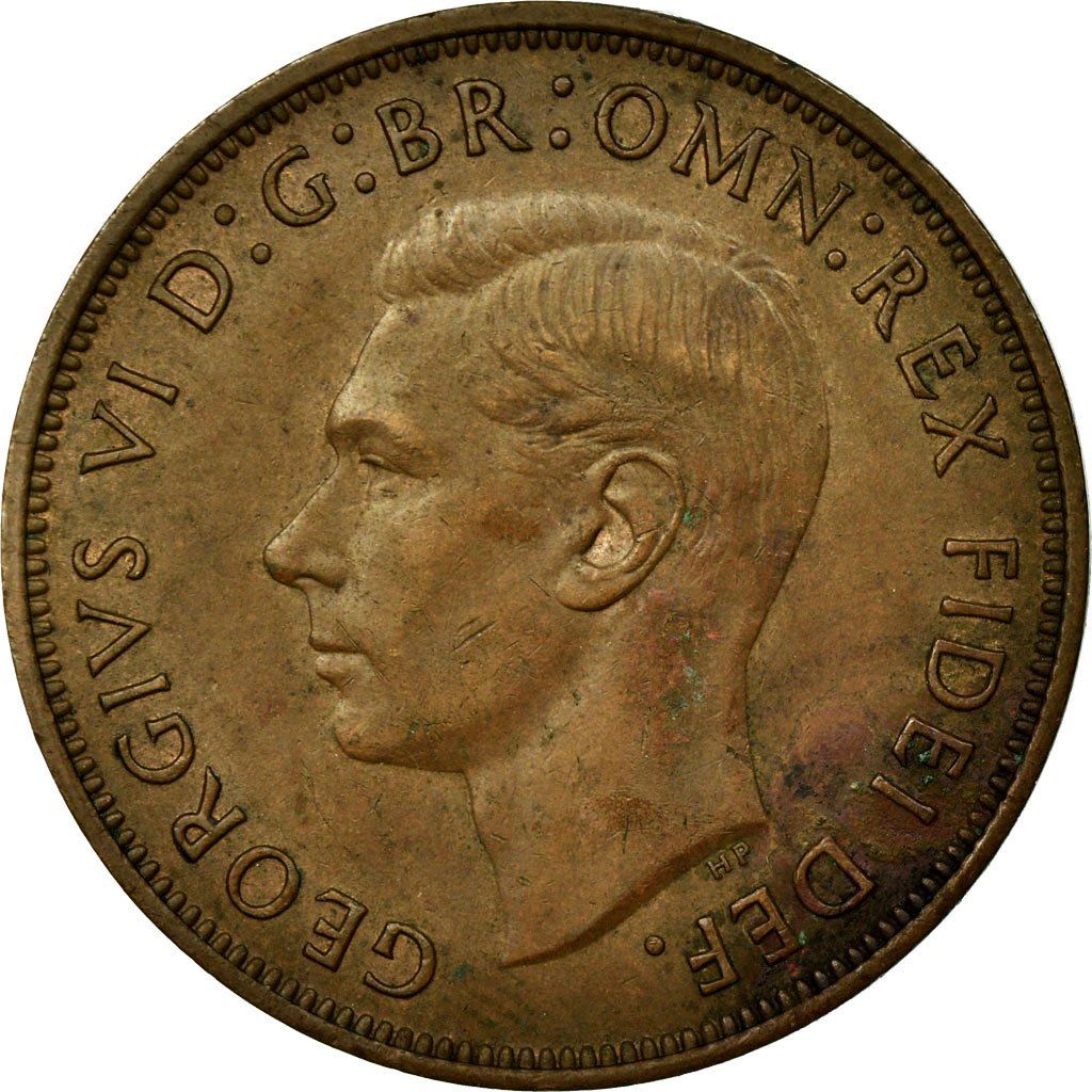 United Kingdom | 1 Penny Coin | Britannia | KM:869 | 1949 - 1952