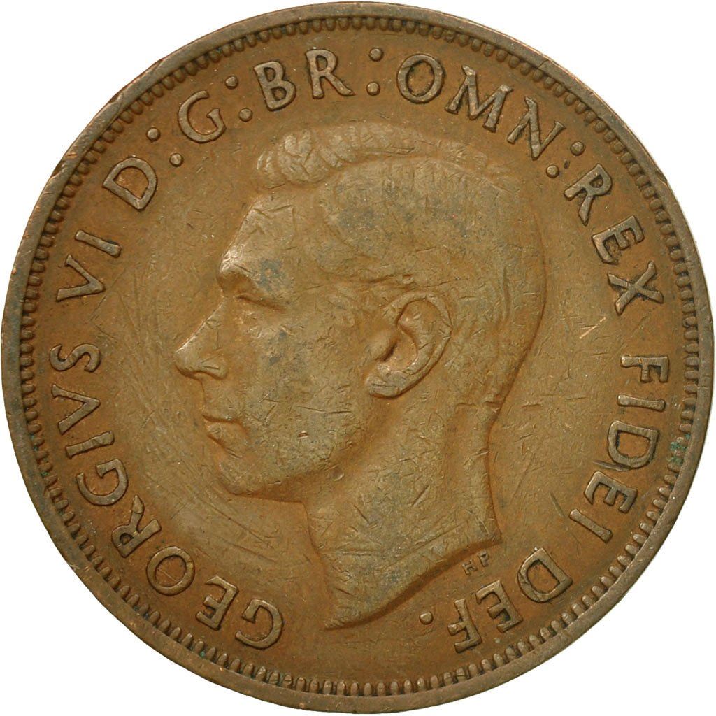 United Kingdom | 1 Penny Coin | Britannia | KM:869 | 1949 - 1952