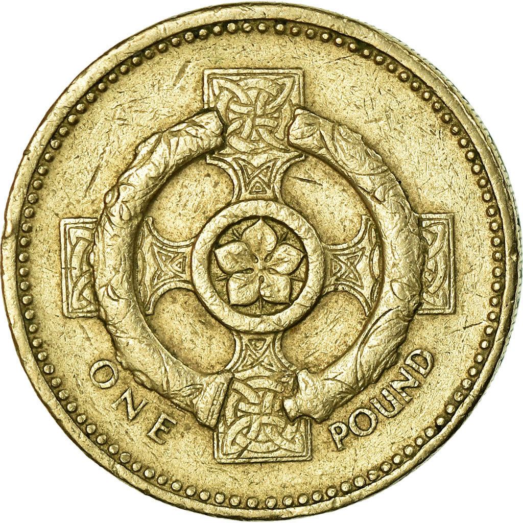 United Kingdom | 1 Pound Coin | Celtic Cross | KM:972 | 1996