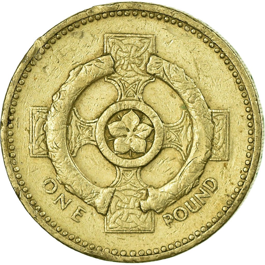 United Kingdom | 1 Pound Coin | Celtic Cross | KM:972 | 1996
