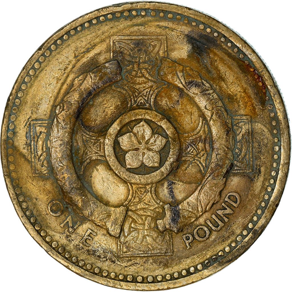 United Kingdom | 1 Pound Coin | Celtic Cross | KM:972 | 1996