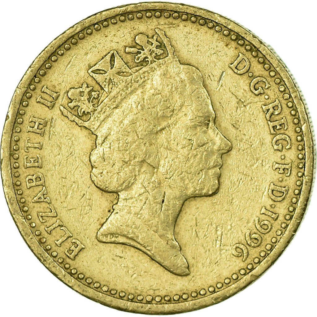 United Kingdom | 1 Pound Coin | Celtic Cross | KM:972 | 1996