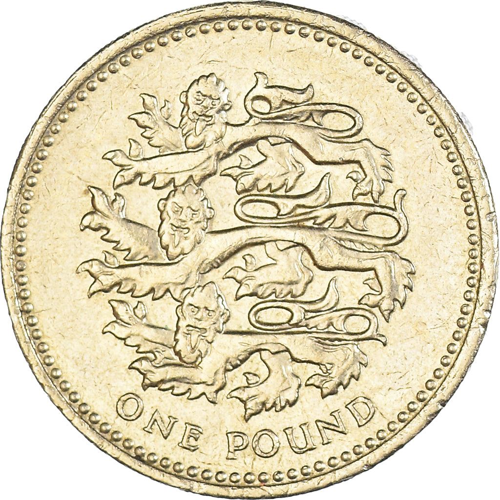 United Kingdom | 1 Pound Coin | English Lions | KM:975 | 1997
