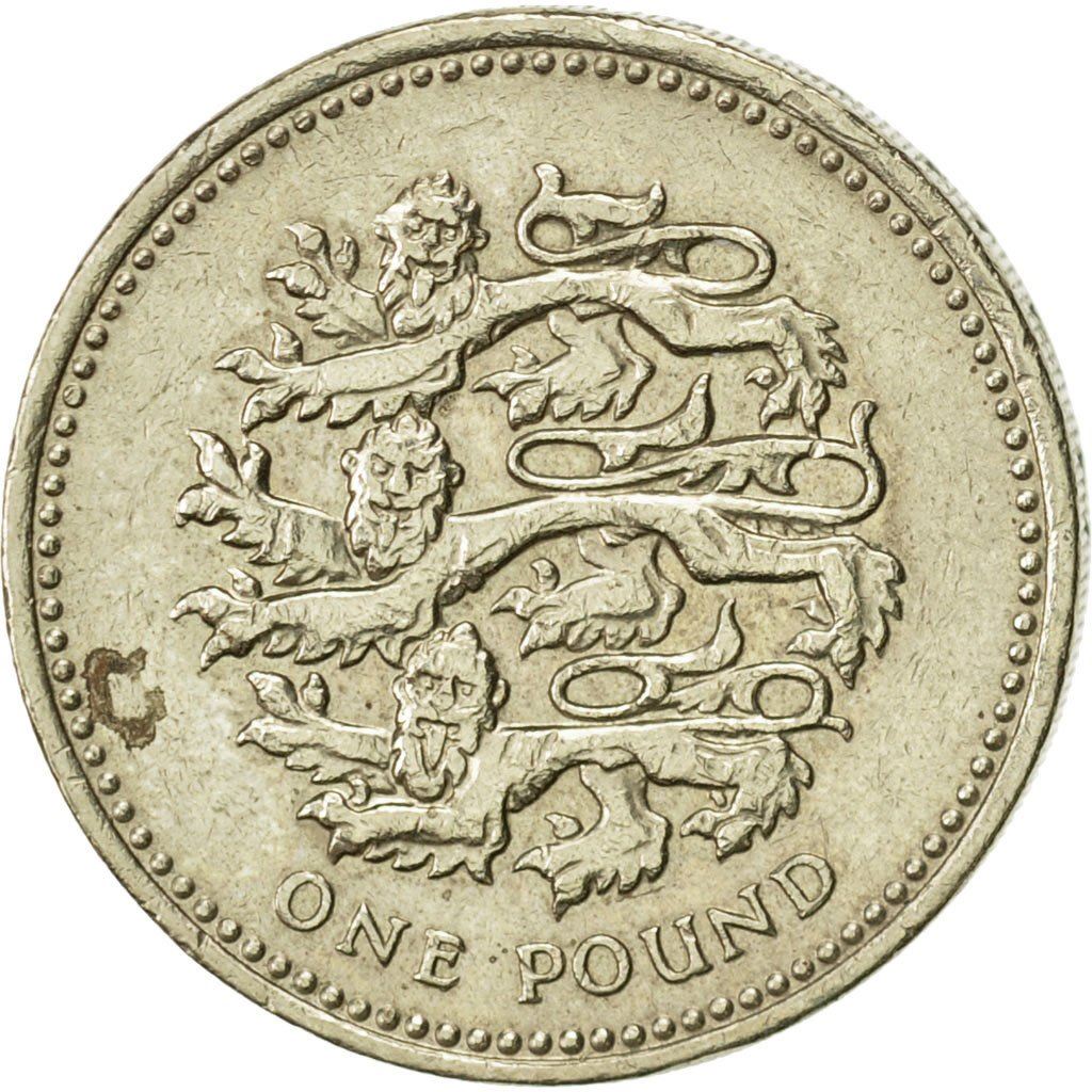 United Kingdom | 1 Pound Coin | English Lions | KM:975 | 1997