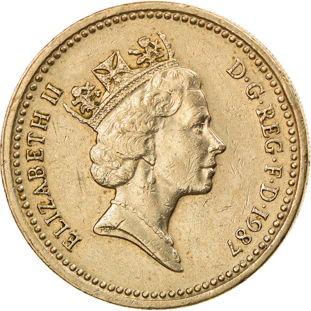 United Kingdom | 1 Pound Coin | English Oak | KM:948 | 1987 - 1992