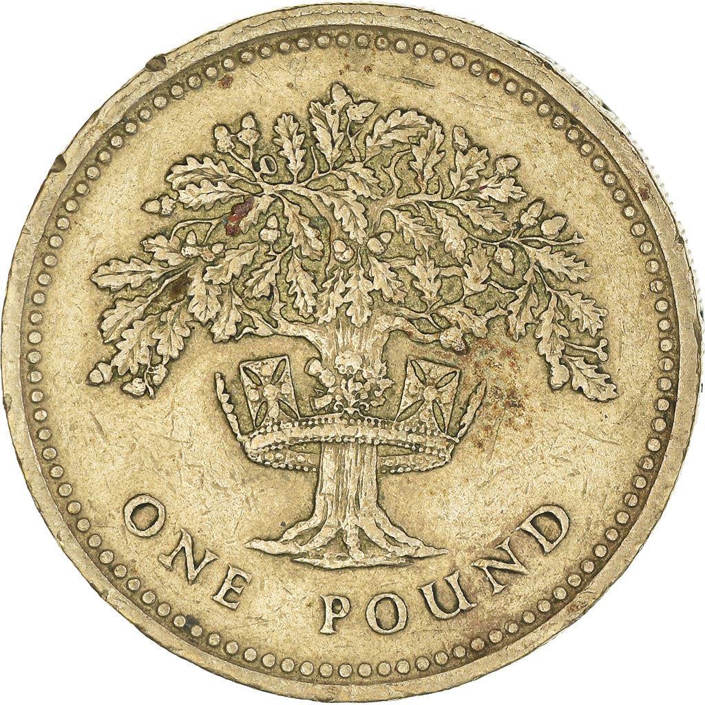United Kingdom | 1 Pound Coin | English Oak | KM:948 | 1987 - 1992