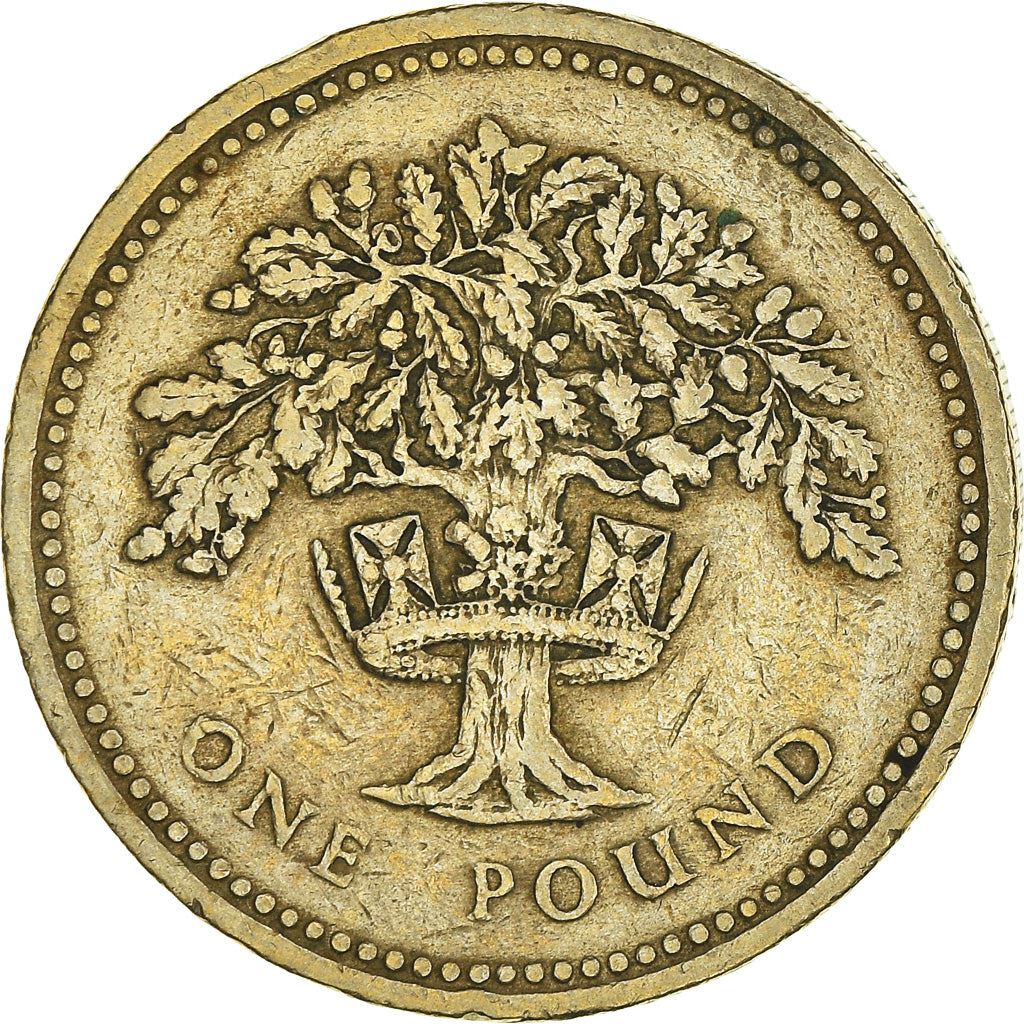 United Kingdom | 1 Pound Coin | English Oak | KM:948 | 1987 - 1992