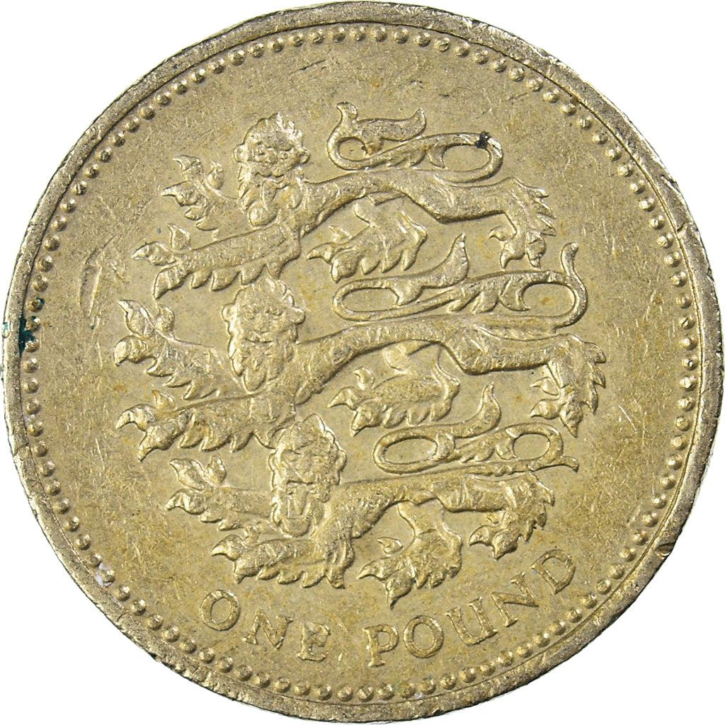 United Kingdom | 1 Pound Coin | English Lions | Km:1030 | 2002