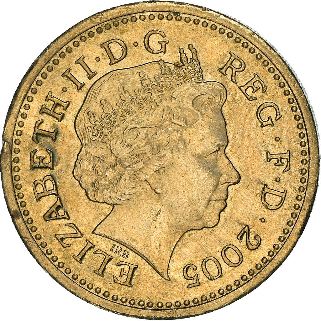United Kingdom | 1 Pound Coin | Menai Bridge | Km:1051 | 2005