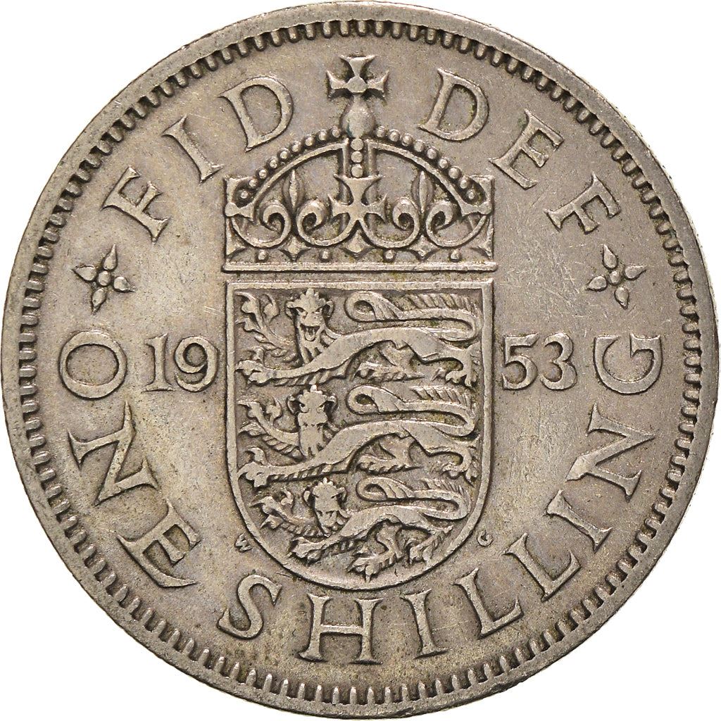 United Kingdom | 1 Shilling Coin | Elizabeth II | Km:890 | 1953