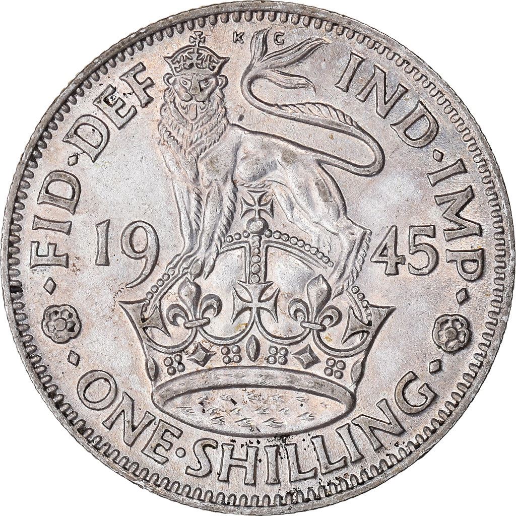 United Kingdom | 1 Shilling Coin | George VI | KM:853 | 1937 - 1946