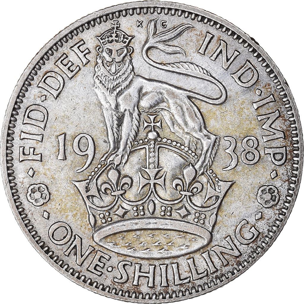 United Kingdom | 1 Shilling Coin | George VI | KM:853 | 1937 - 1946