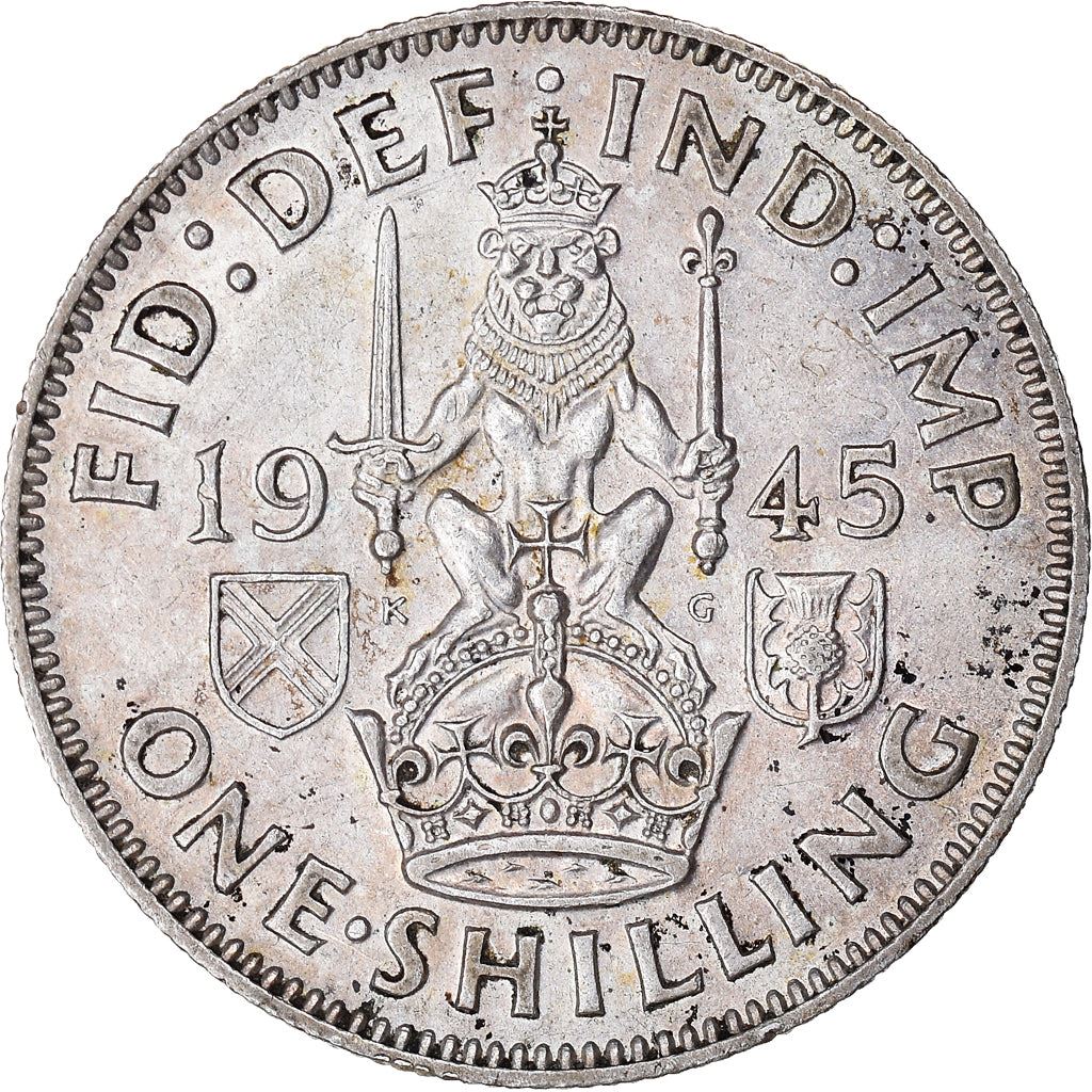 United Kingdom | 1 Shilling Coin | George VI | KM:854 | 1937 - 1946