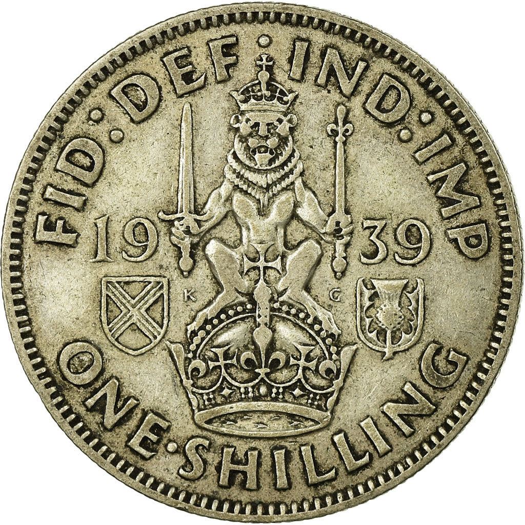 United Kingdom | 1 Shilling Coin | George VI | KM:854 | 1937 - 1946