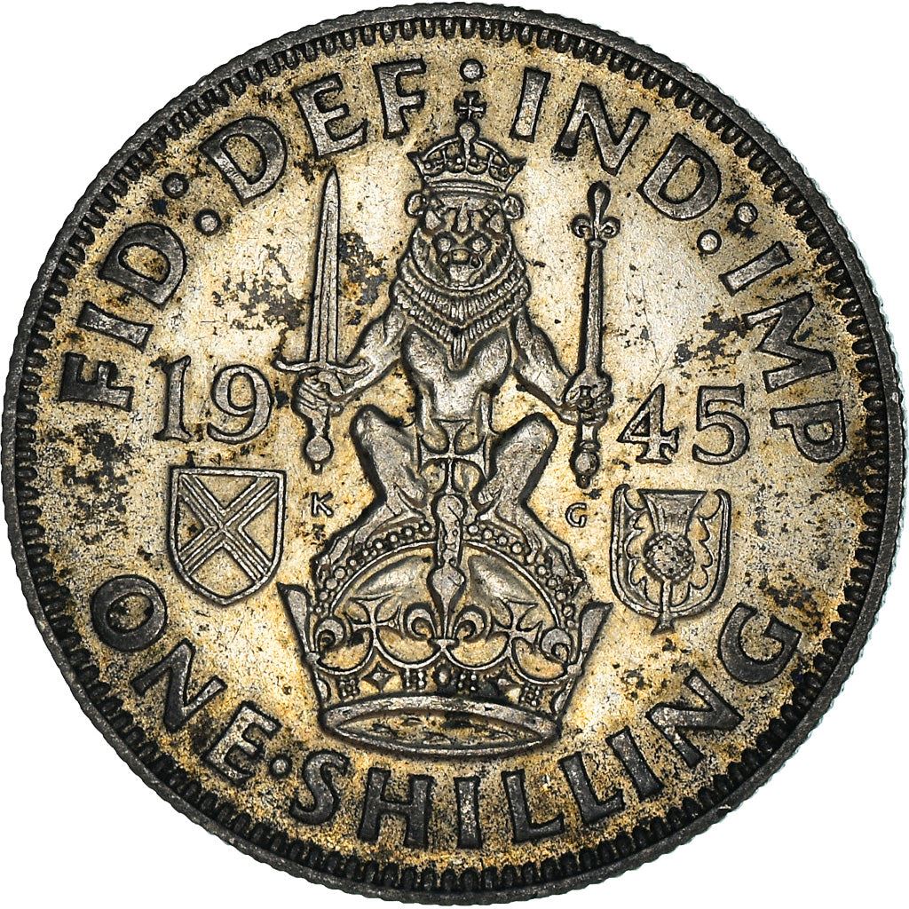 United Kingdom | 1 Shilling Coin | George VI | KM:854 | 1937 - 1946