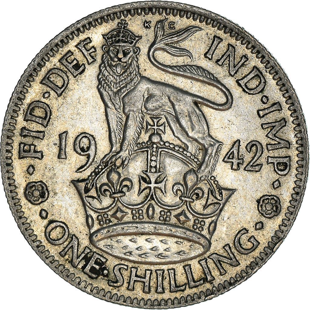 United Kingdom | 1 Shilling Coin | George VI | KM:854 | 1937 - 1946