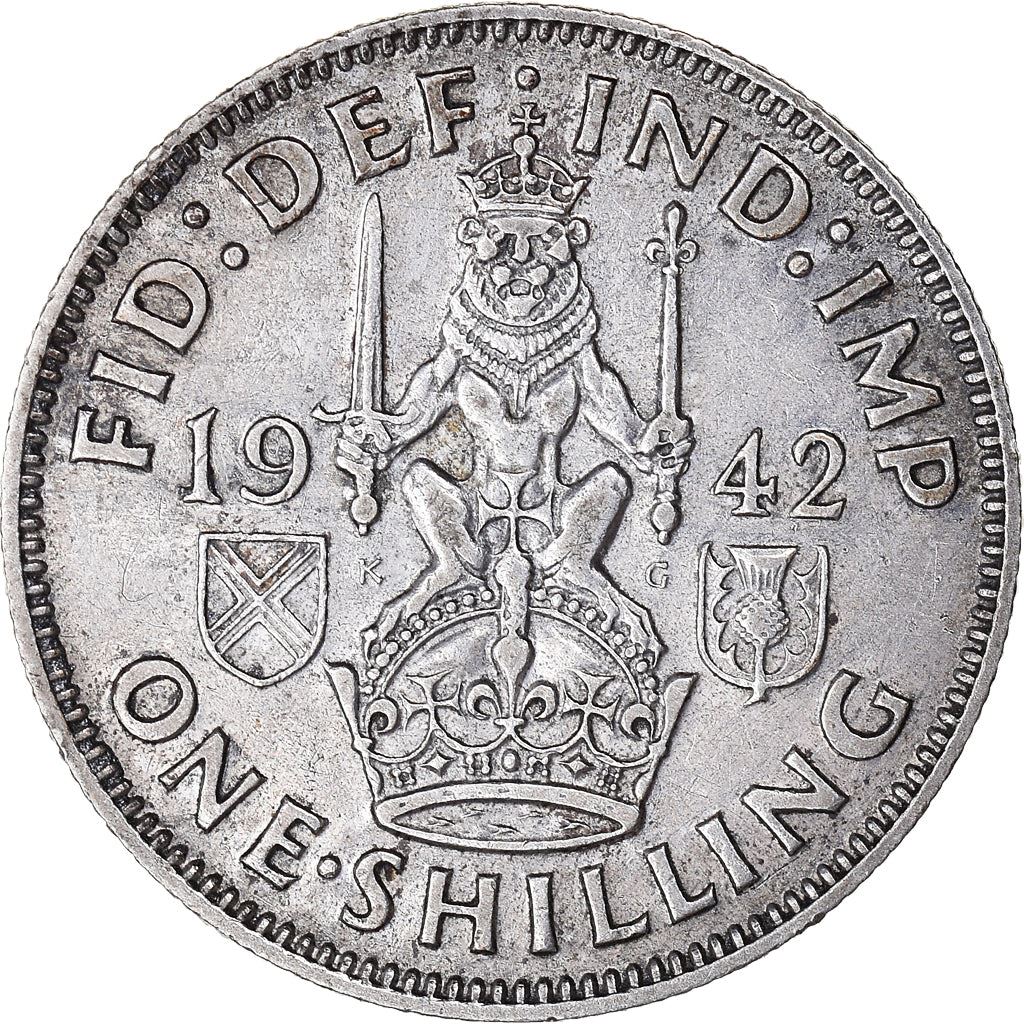 United Kingdom | 1 Shilling Coin | George VI | KM:854 | 1937 - 1946