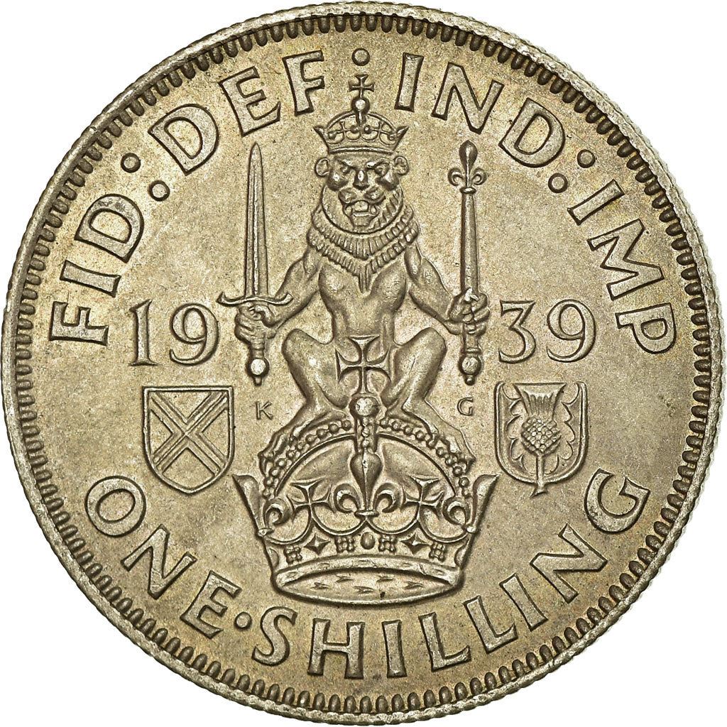 United Kingdom | 1 Shilling Coin | George VI | KM:854 | 1937 - 1946