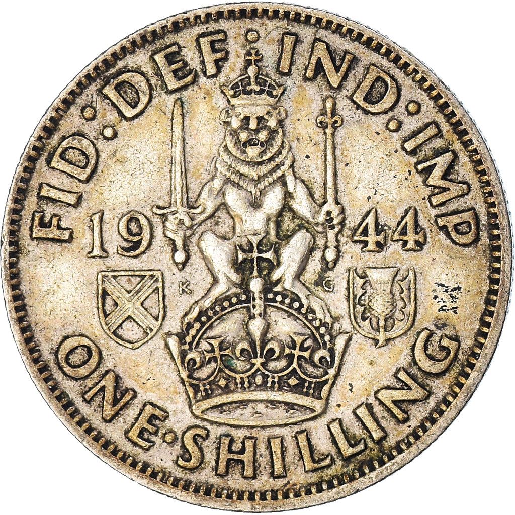 United Kingdom | 1 Shilling Coin | George VI | KM:854 | 1937 - 1946